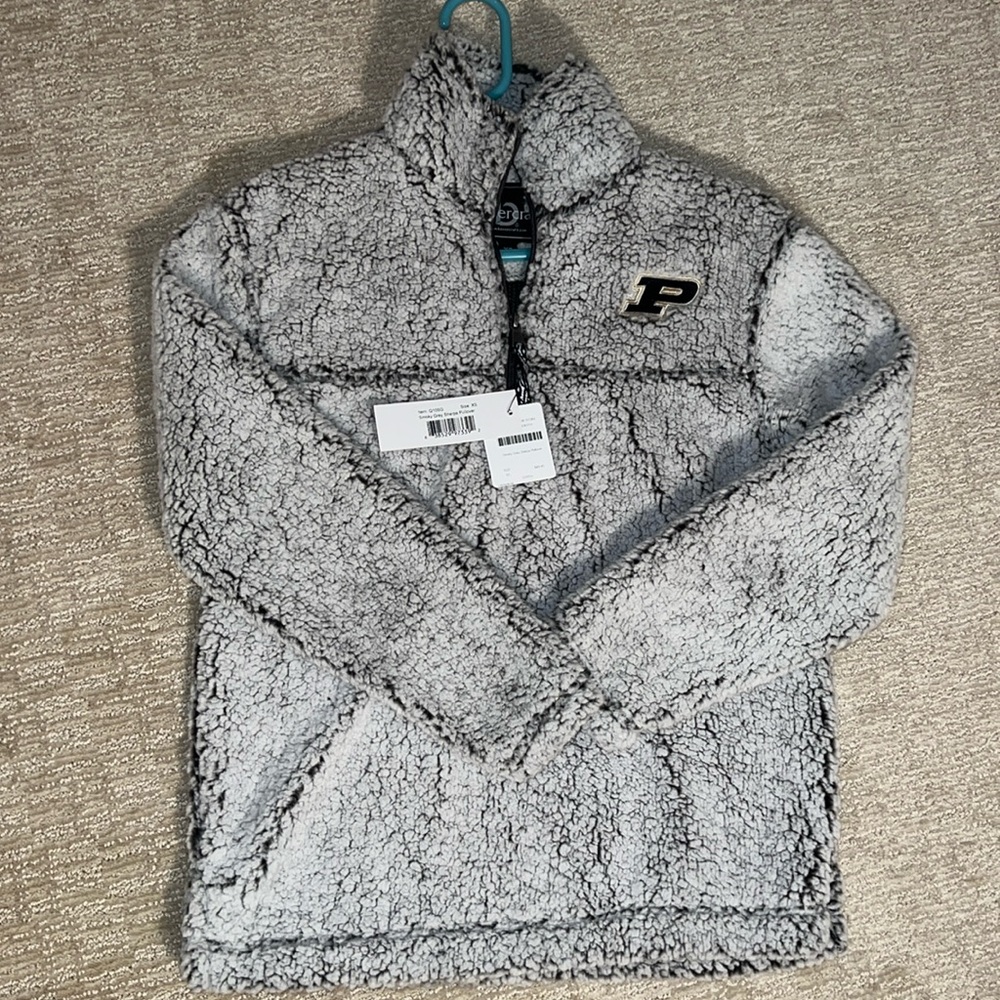 Purdue University Sherpa quarter zip size XS